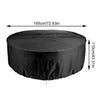 Large Round Waterproof Outdoor Garden Patio Table Chair Set Furniture Dust Cover