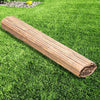 4M Slatted Bamboo Fence Screening Roll Natural Slat Panel Privacy Garden Penal