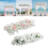 Artificial Hydrangea Flower Row Wedding Arch Background Bouquet Party Decor