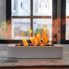 Bio Ethanol Fire Pit Tabletop Fireplace Burner Patio Heater IndoorOutdoor Warmer