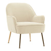 Occasional Velvet Nordic Armchair Tub Chair Wing Back Single Seat Sofa Fireside