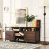 Media Console Table w/ 2 Door Cabinets Modern TV Stand for TVs up to 65-Inch