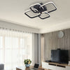 LED Ceiling Light Modern Chandelier Lamp Black Frame Living Room Bedroom Pendant