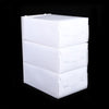 20PCS Large Plastic Shoe Storage Boxes Drawer Stackable Foldable Organiser Clear