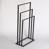 Bath 3 Tier Towel Rack Metal Freestanding Towel Bar Holder Clothes Drying Stand