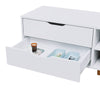 TV Cabinet Vintage TV Stand Console Table TV Unit Centre Table with Storage Cube
