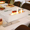 Bio Ethanol Fire Pit Tabletop Fireplace Burner Patio Heater IndoorOutdoor Warmer