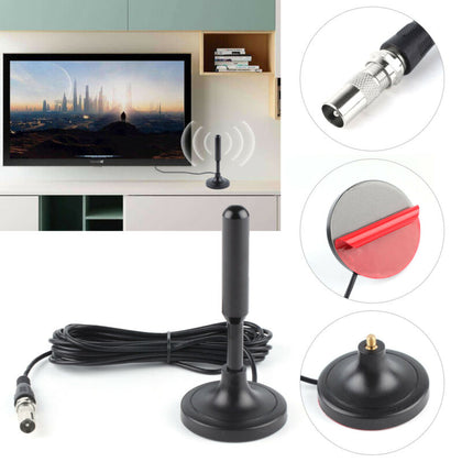 TV Antenna Indoor/Outdoor Digital HD Free view Aerial Best Portable Antenna