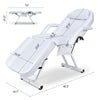 ONPNO Salon Beauty Bed and Hydraulic Stool, Adjustable 3-Section Massage Table