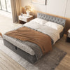 Ottoman Bed Frame Storage Bed Double Size 4ft6 Plush Velvet Upholstered Bed QH