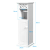 3 Tier Toilet Roll Storage Unit Free-Standing Bathroom Cabinet Space Saving