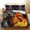 Duvet Cover Bedding Set with Pillow Cases Quilt Cover Single Double King Size UK