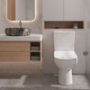 Bathroom Vanity Wash Basin Sink Countertop Oval Curve Black Marble Effect Modern
