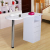 Manicure Nail Art Table Beauty Salon Technician Station Desk Storage w/3 Drawers