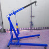 Mobile Hydraulic Hoist Lifter Cranes Folding Engine Crane Stand Jack 1000Kg Blue