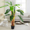 180Cm Artificial Banana Tree On Pot Home & Office Tropical Tree Faux Green Plant