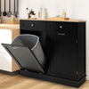 Kitchen Trash Cabinet Tilt Out Trash Bin Cabinet Freestanding Recycling Cabinet