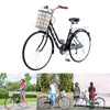Unisex 26" Commuter Bike 7-Speed Hybrid Cruiser Bicycle With Front Basket Black
