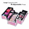 Extra Large Vanity Train Case Beauty Box Make up Jewelry Cosmetic Storage Box
