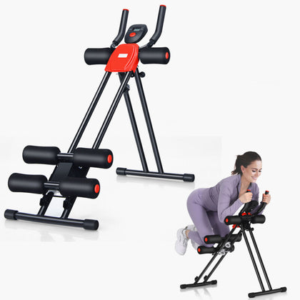 Foldable Core Abdominal Trainer AB Workout Machine Crunch Strength Training