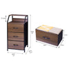 1/2/3/4/5 Drawers Fabric Chest of Drawers Cabinet Storage Unit Bedside Table UK