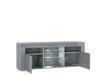 TV Unit High Gloss Grey &Matt Living Room Set Stand Display Cabinets LED Lights