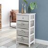 Chest of Drawers Storage Shelf with Basket for Bedroom Living Room Bathroom UK