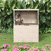Wooden Garden Bar Shed Outdoor Party Drinks Hut Home Pub Summerhouse Pent Roof