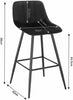 Dining Chairs Velvet Padded Seat Metal High Legs Kitchen Home living room