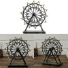 Desktop Rotating Metal Ferris Wheel Ornament LED Sky Wheel Windmill Night Light