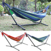 Heavy Duty Hammock w/ Steel Stand Outdoor Patio Garden Lounger Swing Chair Seat