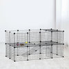 36Panels Pet Dog Play Pen Puppy Rabbit Hamster Crate Playpen Cage Fence Hutch UK