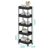 Slim Kitchen Storage Trolley Shelving Unit Cart Bathroom/Laund