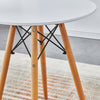 60 cm Round Small Dining Table Coffee Table Bar Table Breakfast Table Home White