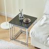 NICEME Nested Tables Set of 3, 3pcs Square Side Table End Table for Living Room