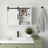 3-Tier Modern Wall-mounted Storage Cabinet Multi-function Bathroom Organizer