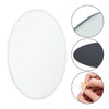 Bathroom Mirror Wall Mounted Oval Frameless Bevelled Edge Glass Dressing Mirrors