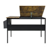 Industrial Style Computer Desk Study Desk Office Long Desk with Storage