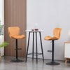 2x Bar Stools Breakfast Comfortable Swivel Gas Lift Kitchen Stool Leather Chairs