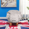 Animal Footstools Ottomans Faux Leather Padded Cushion Stool Pouffe Stool Kids