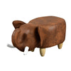 Upholstered Animal Shaped Ottoman Ride-on Footrest Stool Rest Seat TOY Kids New