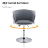 1 x PU Faux Leather Salon Chair Bar Stool Swivel Rotating Adjustable Height Sofa