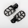2X Motorcycle Surron Upgraded Footpegs Larger Sur Ron Light Bee Black Foot Pegs