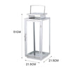 Stainless Steel Lanterns Candle Holder Stand Hanging/Free Standing Wedding Decor