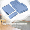 2 IN 1 Folding Lazy Sofa Lounger Floor Gaming Armchair Bed Recliner Adjustable
