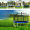 6/8/10/12/14FT Trampoline Net Load-Bearing 400KG Enclosure Rebounder Padded Pad