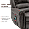 Electric Power Lift Pu Leather Auto Massage Recliner Armchair Sofa Lounge Chair
