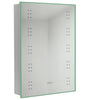 Bathroom LED Mirror Cabinet with Shaver Socket Bluetooth Music Sensor 2 Doors