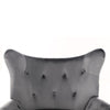 Occasional Wing Chair High Back Fabric Velvet Tub Armchair Fireside Living Room