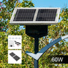 60W Dual USB Flexible Solar Panel kit 12V/24V battery Charger 10A Controller UK